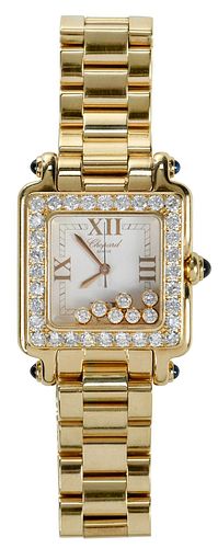 CHOPARD 18KT DIAMOND WATCH Happy 37bfc9