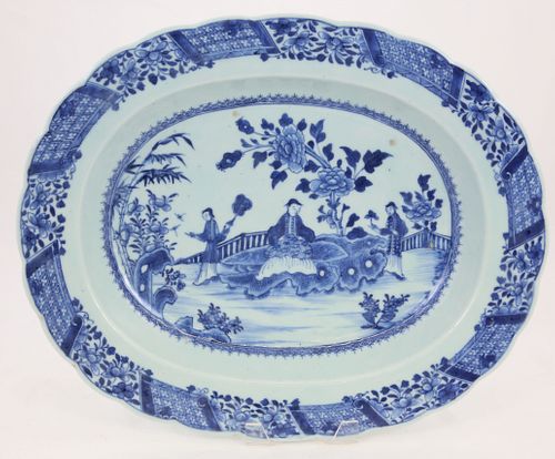 CHINESE EXPORT BLUE AND WHITE PORCELAIN 37c007