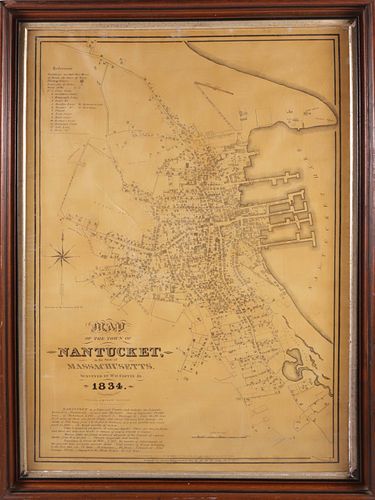 "MAP OF THE TOWN OF NANTUCKET IN