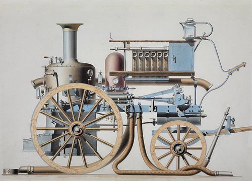 EXCEPTIONAL 19TH C AMERICAN STEAM 37c078