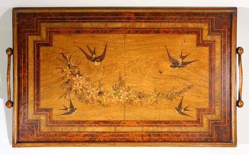 CONTINENTAL MARQUETRY BIRD INLAID 37c095