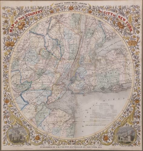 G W J H COLTON MAP OF THE 37c0a8