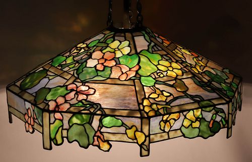 SIGNED TIFFANY STUDIOS NASTURTIUM 37c0d2