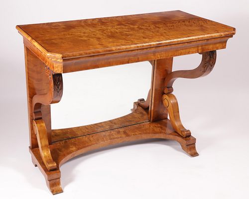 FLAME BIRCH CLASSICAL PIER TABLE  37c143