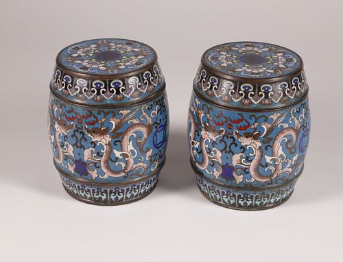 FINE PAIR OF CHINESE CLOISONNE 37c16f