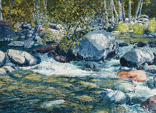 TIM SASKA "OAK CREEK: SUN SPLASHES"