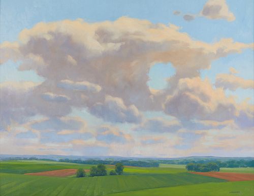 RICHARD ABRAHAM "SKY PASSAGE" LANDSCAPE