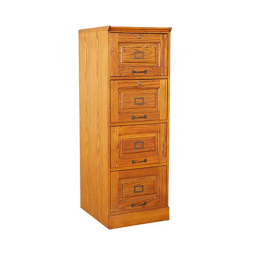 WOODEN 4 DRAWER FILING CABINETWooden 37e8e1