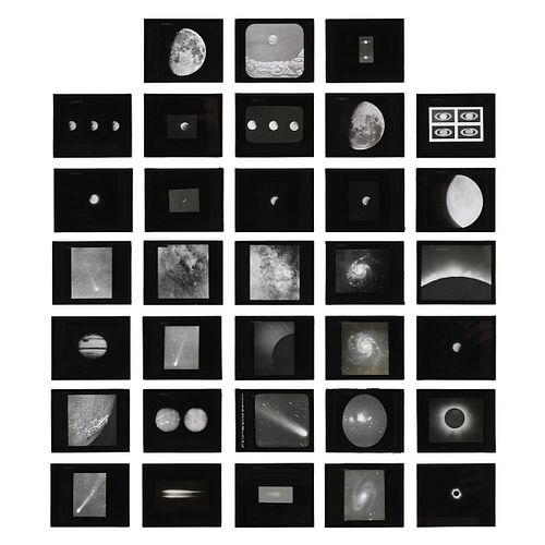 GROUP OF 33 ASTRONOMY NEGATIVES AND