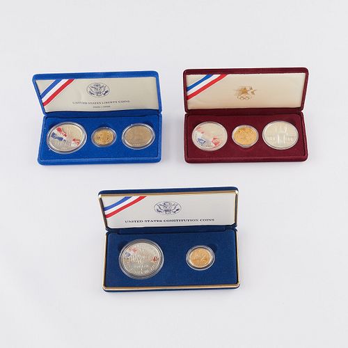 3 SETS OF UNITED STATES COMMEMORATIVE 37e95b