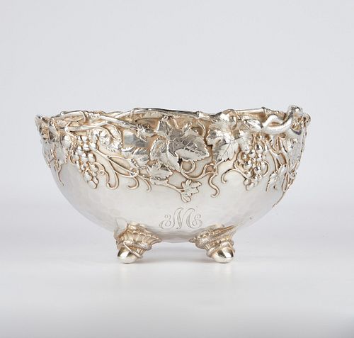 WHITING STERLING PUNCH BOWL W/