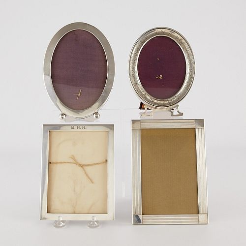 4 STERLING SILVER PICTURE FRAMES 37e989