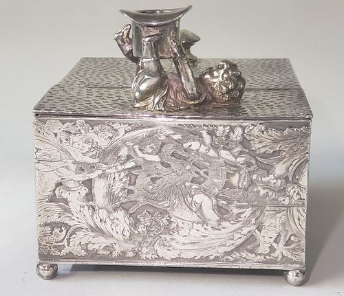 ROGERS, SMITH & CO SILVER PLATED FIGURAL