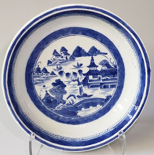 19TH CENTURY CHINESE CANTON BLUE