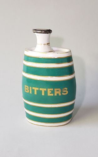 19TH CENTURY STAFFORDSHIRE, "BITTERS"