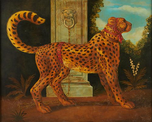 WILLIAM SKILLING CHEETAH IN A RED 37ea43