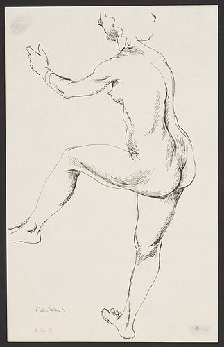 PAUL CADMUS FEMALE NUDE W LEG 37ea4f