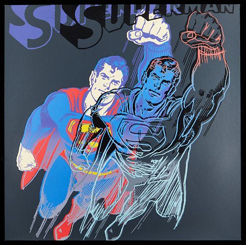 AFTER ANDY WARHOL SUPERMAN SCREENPRINTAfter 37eaca