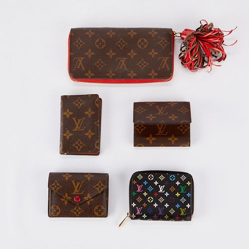 5 LOUIS VUITTON MONOGRAMMED WALLETSLouis 37eb6e