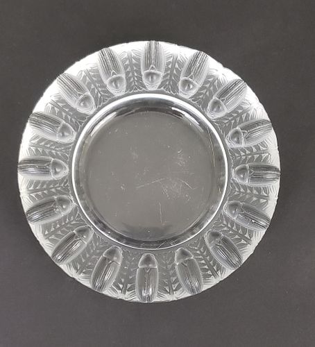 SIGNED LALIQUE FRENCH FROSTED GLASS 37eba7