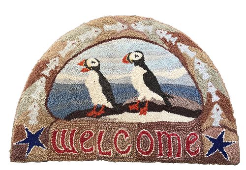 JILL BECKWITH PUFFIN "WELCOME"