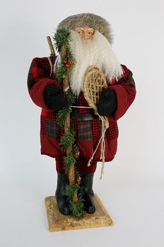 LARGE ADIRONDACK SANTA CLAUS CHRISTMAS