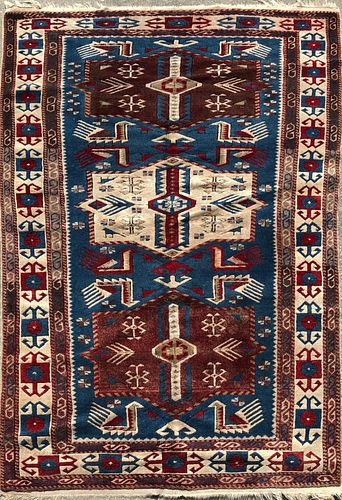 VINTAGE TURKISH KAZAK CARPETVintage