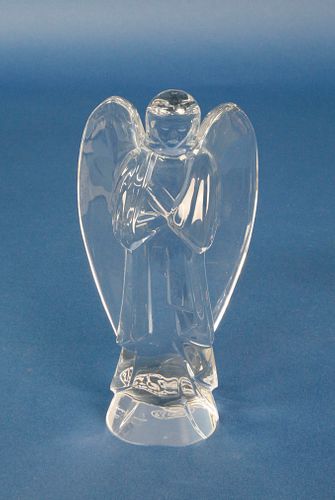 SIGNED BACCARAT CLEAR CRYSTAL FIGURAL 37ecfa