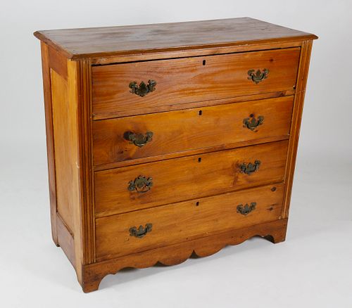 COTTAGE PINE CHEST OF FOUR DRAWERSCottage