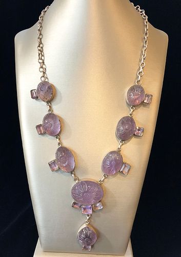 LAVENDER AMETHYST AND STERLING