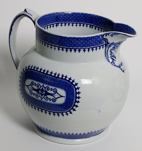 LARGE ENGLISH BLUE TRANSFERWARE