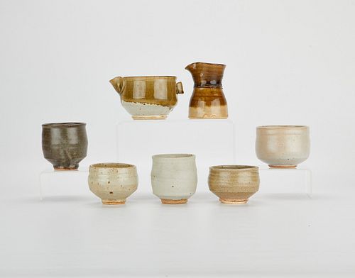 7 WARREN MACKENZIE POTTERY VESSELS