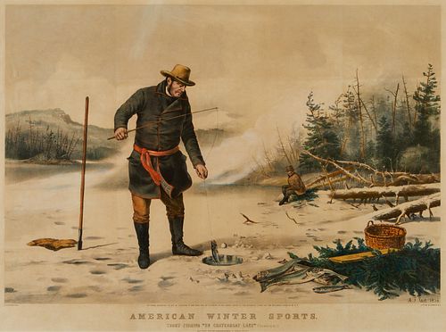 CURRIER & IVES "AM. WINTER SPORTS: