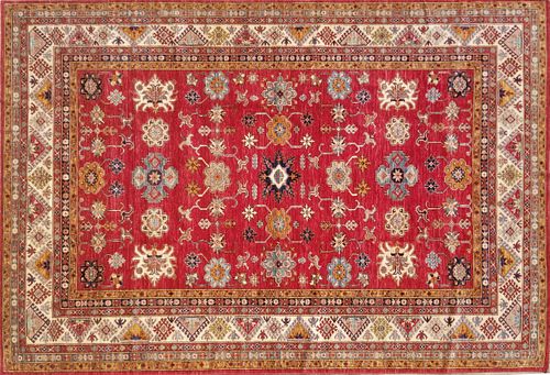 HAND WOVEN WOOL SHIRVAN KAZAK CARPETHand 37eef5