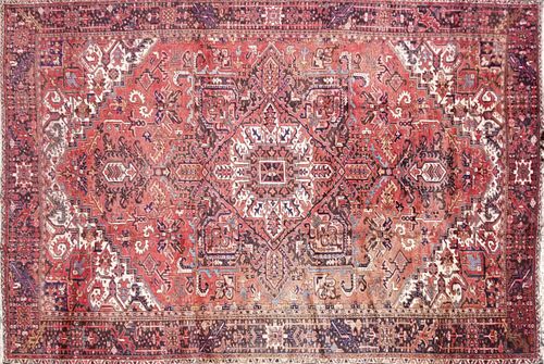 VINTAGE HERIZ CARPET, CIRCA 1940SVintage