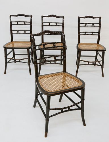 FOUR 19TH C. ENGLISH REGENCY GRAIN