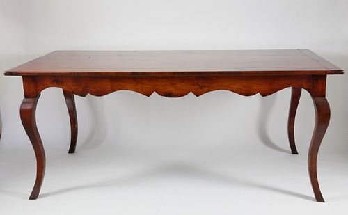 CONTEMPORARY FRENCH FRUITWOOD DINING 37ef26