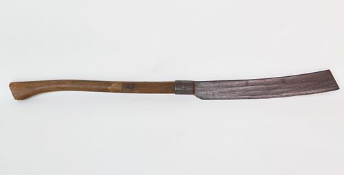 LARGE WHALE FLENSING KNIFE, 19TH