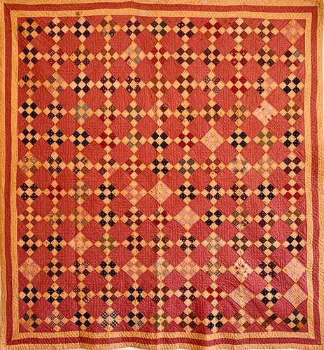 CALICO 9-PATCH IN A SQUARE PATCHWORK