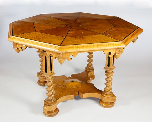 TIGER MAPLE GOTHIC STYLE OCTAGONAL 37f019