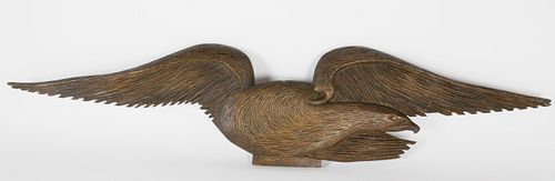 19TH CENTURY CARVED WOODEN SPREAD
