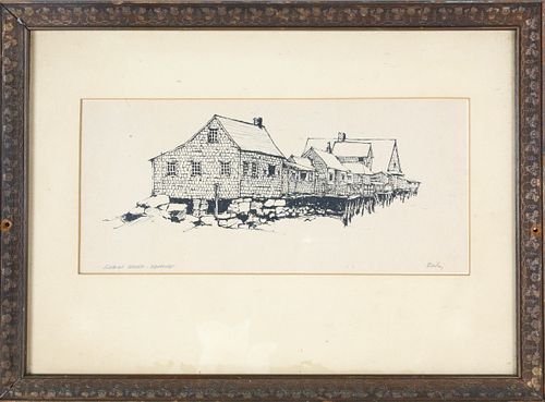 ROY BAILEY PENCIL SIGNED ETCHING,