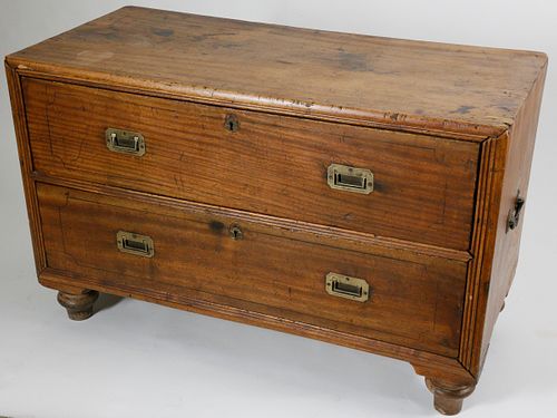 CAMPHORWOOD CAMPAIGN CHEST OF DRAWERS