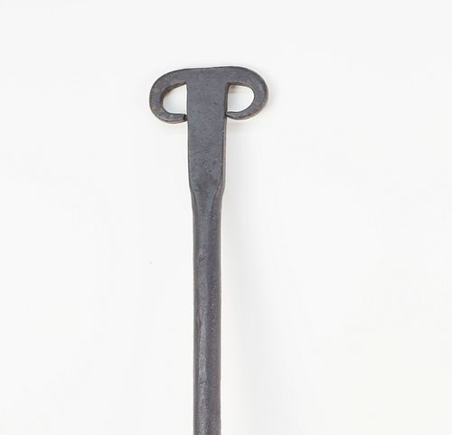 WROUGHT IRON PEEL, CIRCA 1850Wrought