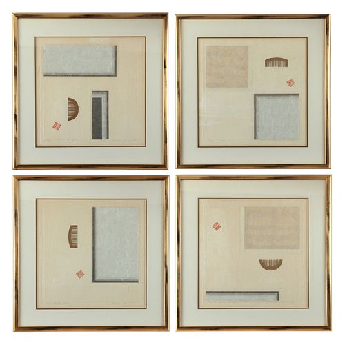 SHOJI OSUGI PRINT QUADRIPTYCH 1983Shoji 37f130