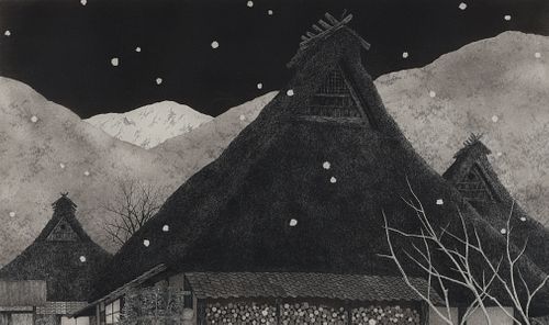 RYOHEI TANAKA SNOWING ROOFTOPS 37f13c