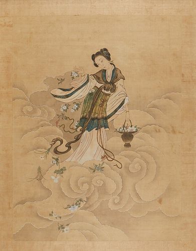 19TH 20TH CHINESE SILK PAINTING 37f169