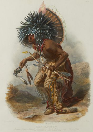 KARL BODMER PEHRISKA RUHPA AQUATINTJohann 37f198