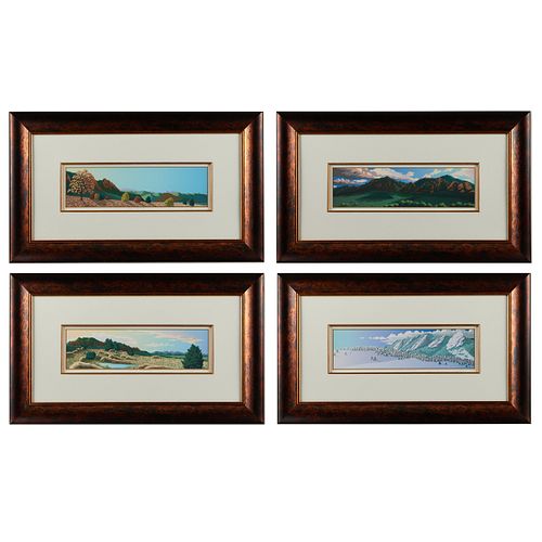 4 DOUG WEST "SEASONS SUITE" SERIGRAPHSDoug