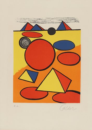 ALEXANDER CALDER LA PETITE PYRAMIDS  37f1f4